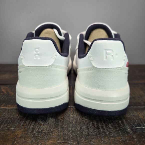 NEW On Cloud The Roger Clubhouse Mens Size 7.5 Court Tennis Shoes White Blue - Picture 4 of 11